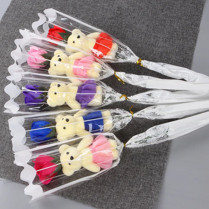 5 Romantic artificial rose bouquet sets, the perfect choice for Valentine's Day, weddings, birthdays and other occasions