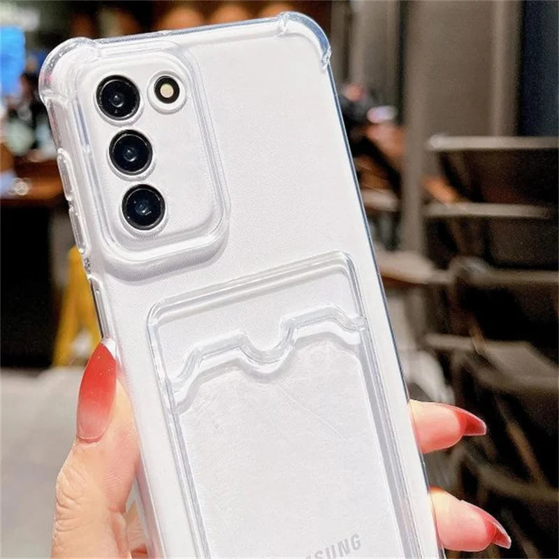 Clear Wallet Case for Samsung Galaxy A56 A55 A36 A26 A16 5G Card Cases Galaxy A54 A35 A25 A15 A34 A24 A14 A53 A33 A23 A52 Cover