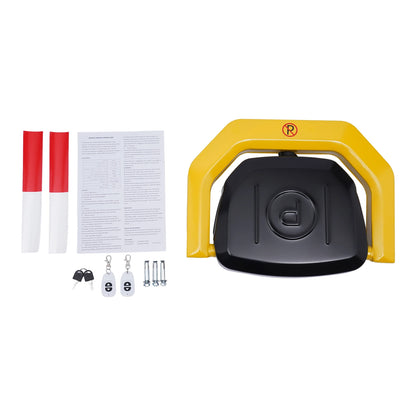 Remote Control Parking Lock Car Parking Spot Lock Auto Space Stall Barrier W/Alarm for Home/Commercial Use