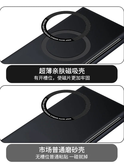 Ultra Thin Skin Feel Case for Samsung Galaxy Z Fold 3 4 5 6 7 Fold5 for Magsafe Magnetic Wireless Charging Fold6 Fold4 Cover