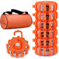 6 Pack LED Road Flare Emergency Light Roadside Safety Beacon Pan Flash Warning Light Kit for CarsTrucks Boats | 9 Flashing Modes