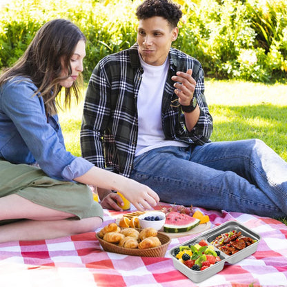 4Pcs Stainless Steel Food Storage Containers Leak Proof Condiment Containers Small Sauce Cups for Indoor Office Outdoor Travel