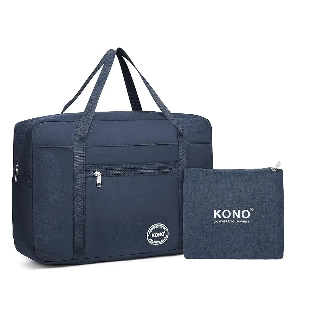 EasyJet-Approved 45x36x20cm Underseat Cabin Bag - Foldable Carry-On Duffel for Travel, Weekend & Overnight Trips