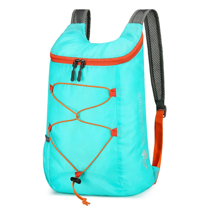 10L Foldable Portable Backpack Folding Mountaineering Bag Ultralight Outdoor Climbing Cycling Travel Knapsack Travel Daypack Bag