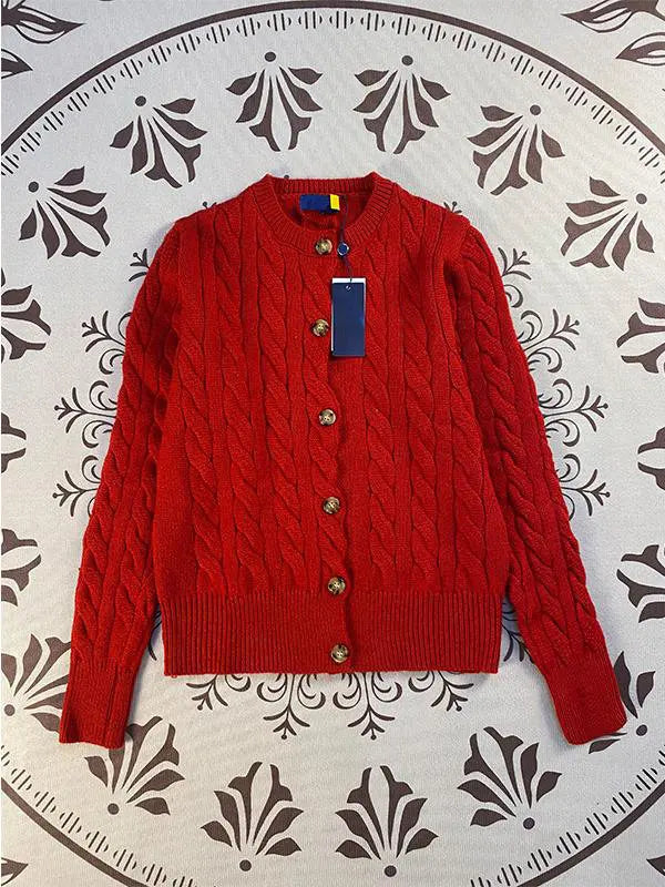 2025 New Women's Coat Long Sleeve Single Breasted Stand collar Knitted Sweater Autumn/Winter Short Coat ﻿