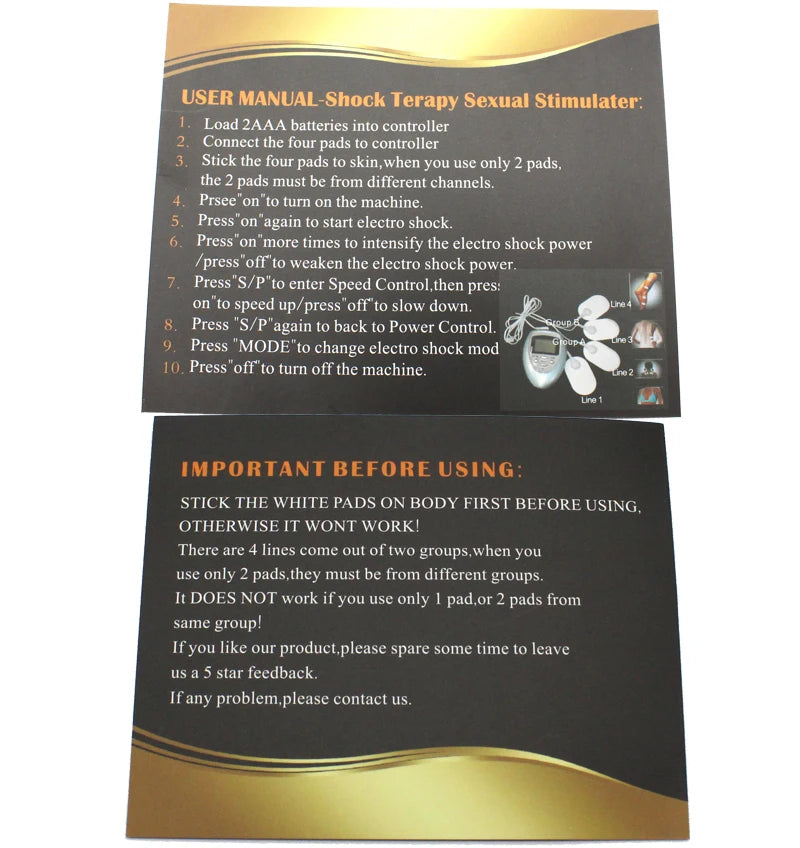 6 Modes EMS Electric Muscle Massager Body TENS Unit Abdominal Electro Stimulator for Relaxation - Body Massage Muscle Stimulator