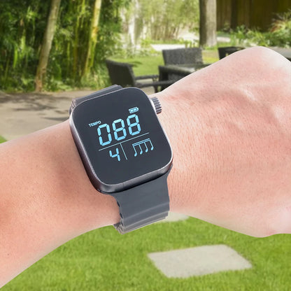 Wearable Vibrating Metronome for Sport Running Metronome Watch Beat Counting Watch For All Guitar Piano Drums