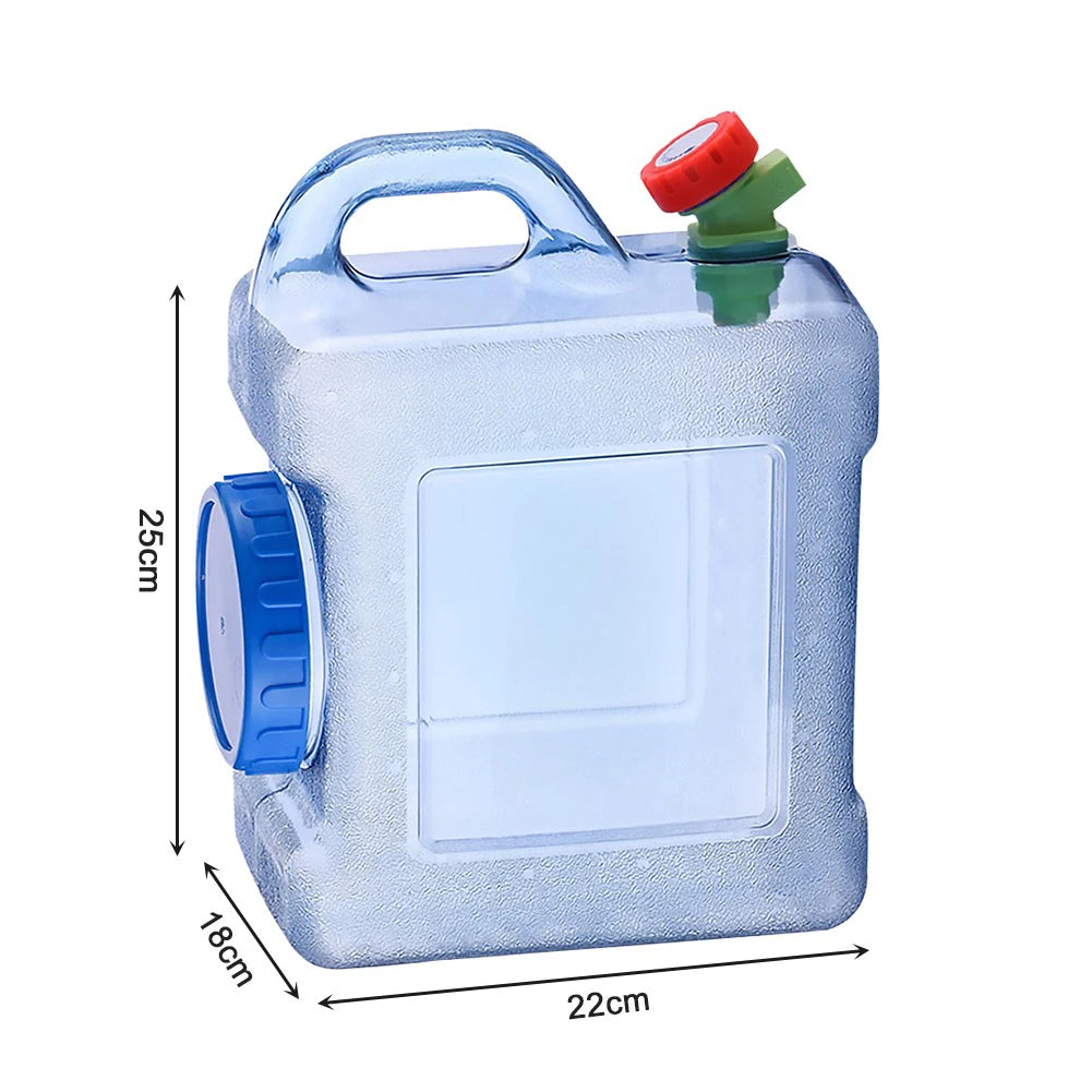 8 L Portable Water Container with Faucet Beverage Water Container Large Capacity Water Bottle For Outdoor Camping Travel