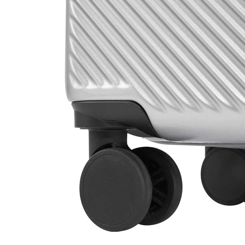 【Sheonly】20 Inch Front Opening Suitcase with TSA Lock and USB Charging Port