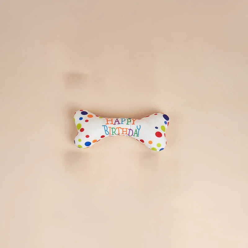 1 pet party birthday gift voice toy, squeaking sound, daily interaction with dogs to relieve boredom