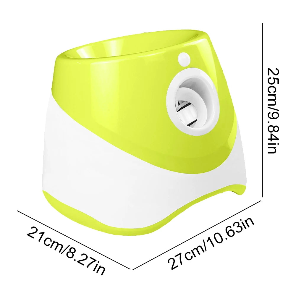 Dog Tennis Launcher Ball Throwing Machine Automatic Ball Launcher Rechargable Catapult Funny Interactive Throw Device Pet Toys