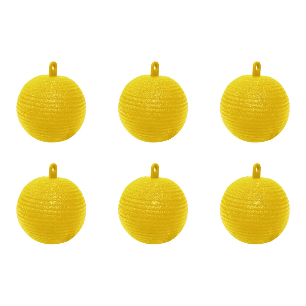 Hanging Fly Trap Pest Control Ball Fruit Fly Catcher 8cm Wasp Bee Insect Trap Gnat Traps for Indoor Outdoor House Kitchen Plants