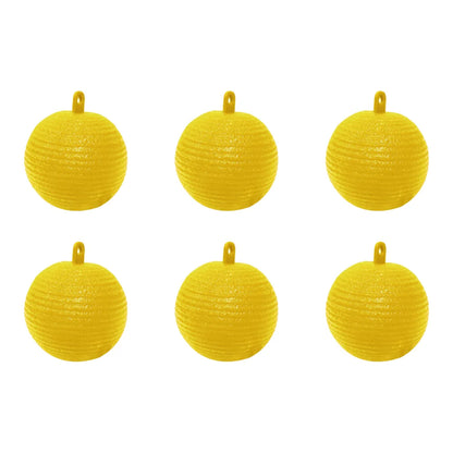 Hanging Fly Trap Pest Control Ball Fruit Fly Catcher 8cm Wasp Bee Insect Trap Gnat Traps for Indoor Outdoor House Kitchen Plants