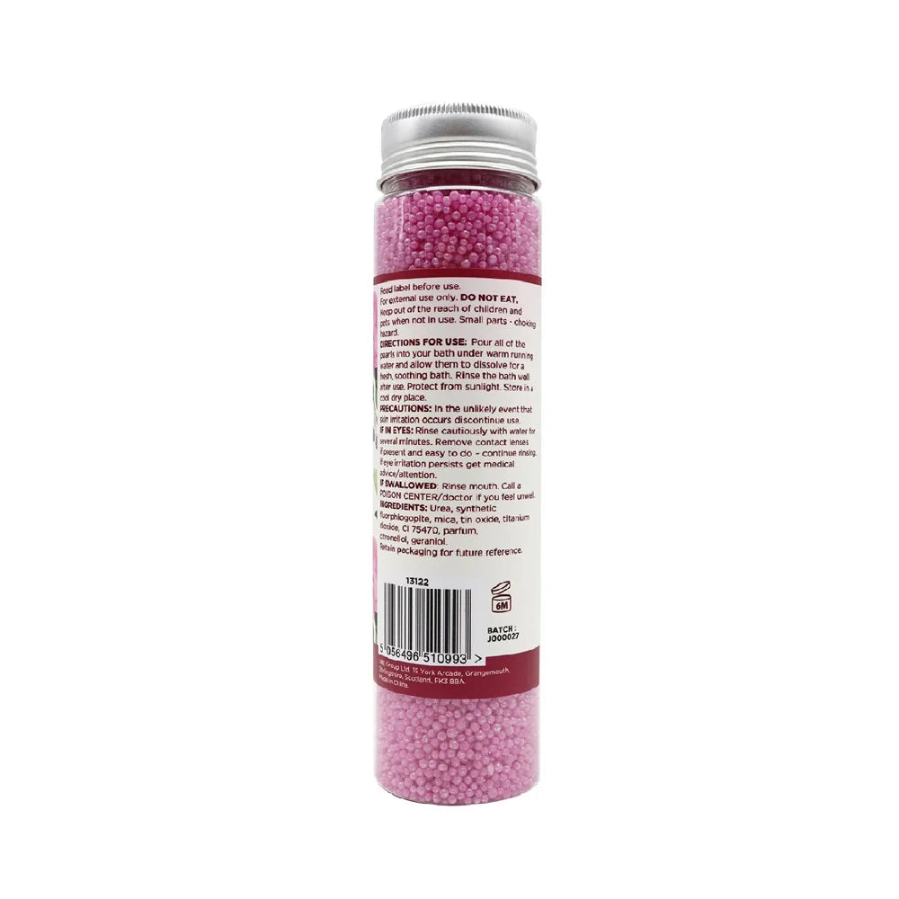 Bath Pearls 220G Relaxing Lavender Bergamot Rose Vanilla Scent, Moisturising Beads for Spa Home Bath
