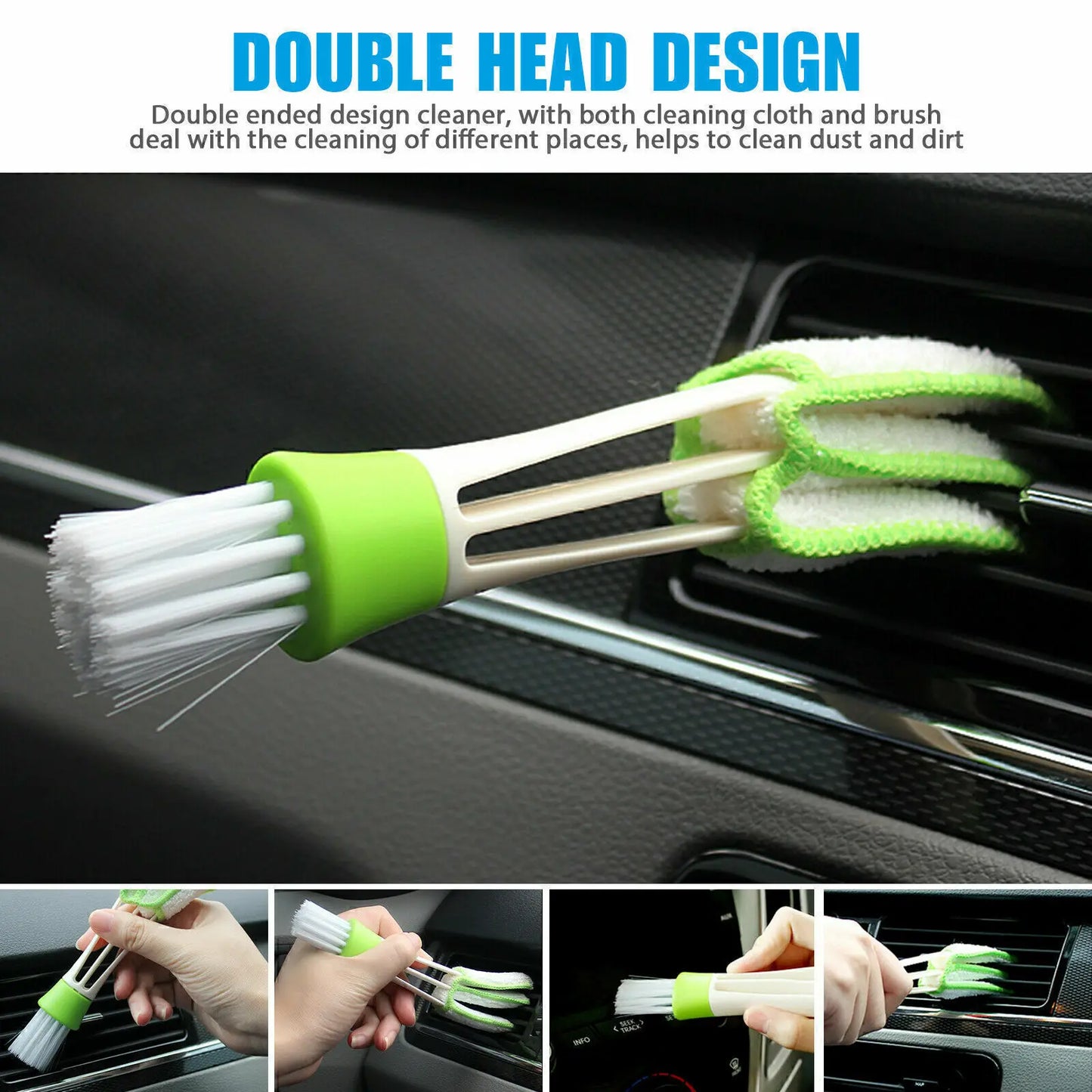 13x Car Detailing Brush Set Soft Brushes Interior Wheel Valet Pro Cleaning Kit