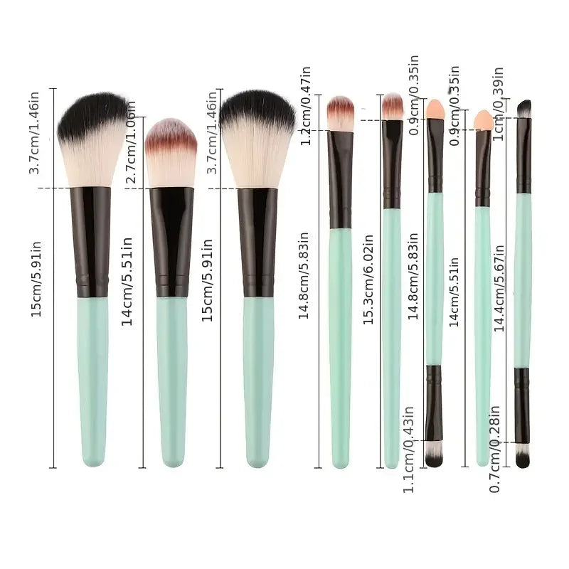 18pcs Makeup Brushes Set, Cosmetic Eye Shadow Foundation Blush Blending Brush, Beauty Tools