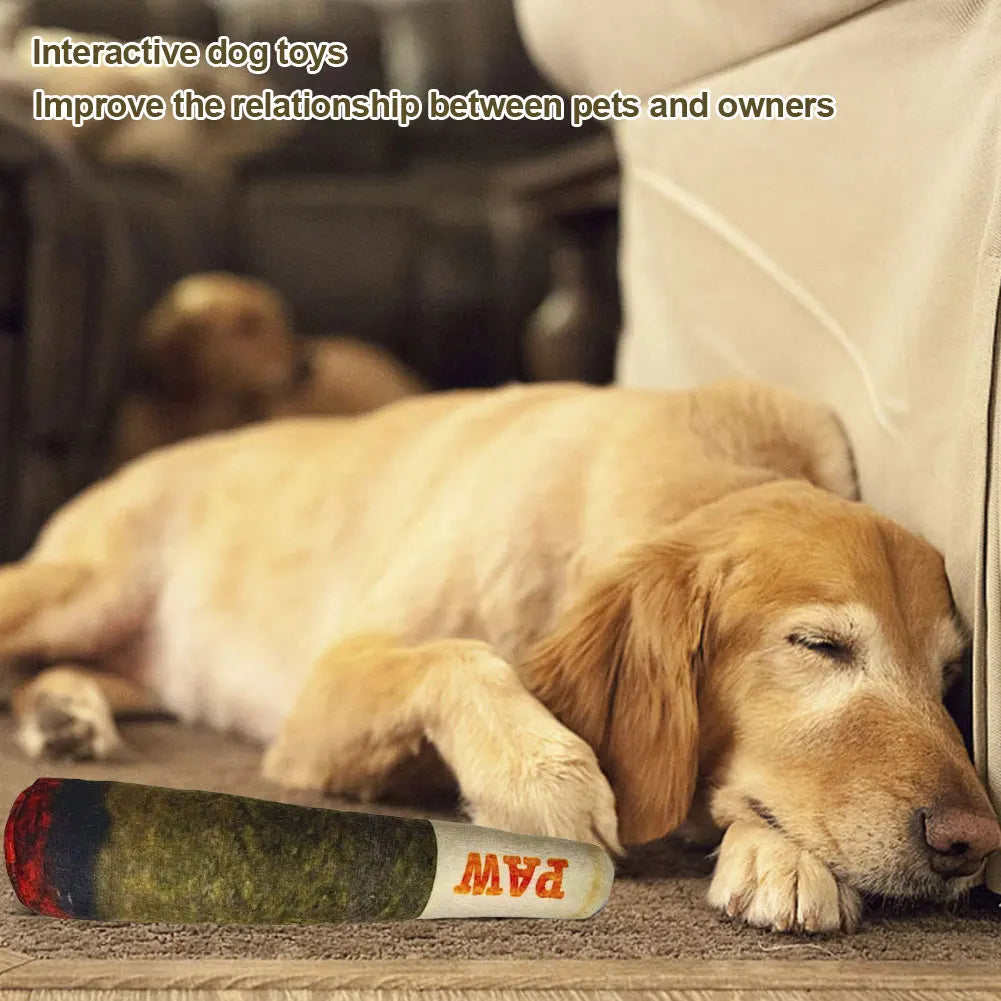 1-5PCS Funny Interactive Dog Chewing Toy Creatives Cigarette Design Squeaky Sound for Dog The Perfect Pet Gift for Plays Dogs To