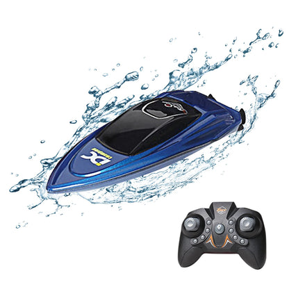 Waterproof 2.4GHz RC Boat High Speed Electric Ship Water Model with LED Lights Children Remote Control Ship Toy