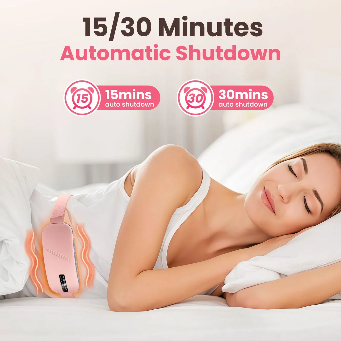 Wireless Heating Pad Menstrual Heating Massager Belt Abdominal Belt Period Relief Thermal Massager Belly Warm Palace Belt