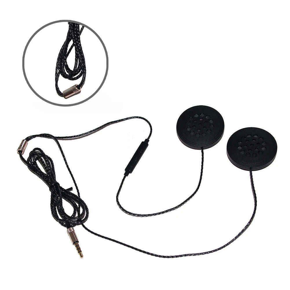 Motorcycle Helmet Headset Anti-interference Wireless Riding Headphone HiFi Wireless Stereo Earphone 3.5mm Port Music Earphone