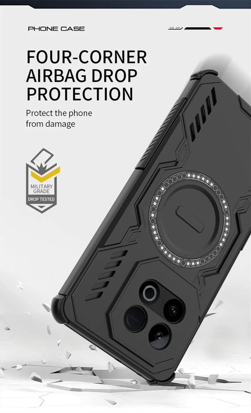 Lens Protection Heat Dissipation Case For Nothing CMF Phone 2 Pro Cover Magnetic Wireless Charging Shell Fundas Coque