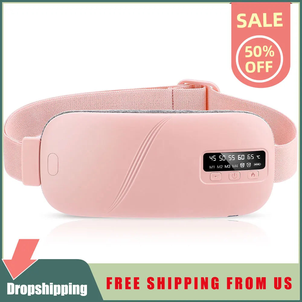 Wireless Heating Pad Menstrual Heating Massager Belt Abdominal Belt Period Relief Thermal Massager Belly Warm Palace Belt