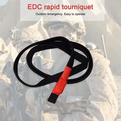 First Aid Elastic Ropes Fast Hemostasis EDC Tourniquet Tools Belt Survival Equipment Combat Application Camping Supplies