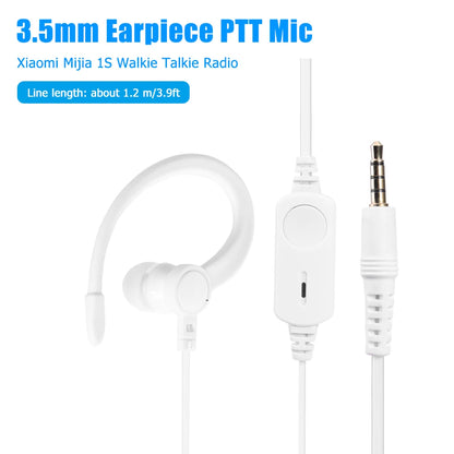3.5mm Earpiece Headset PTT Mic Earphone Headphone for Xiaomi Mijia 1S Radio