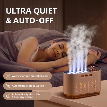7 Colors LED Mist Humidifier Night Light Quiet Aroma Diffuser with 5 Nozzle Spray Cool Air Purifier Oil Diffuser for Home Office