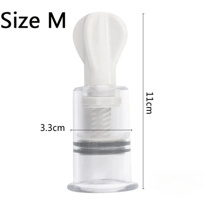 Vacuum Suction Cupping Cup Nipple Enhancer Massage Vacuum Cans Plastic Enlarger Suction Enlarger Body Breast Massager Cups
