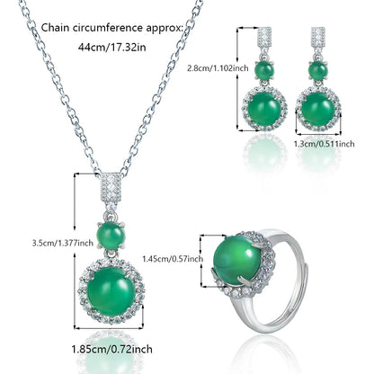 925 silver necklace bracelet set simple light luxury holiday birthday gift gift exquisite packaging gift box