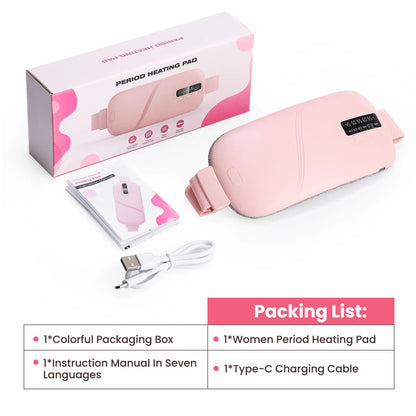 Wireless Heating Pad Menstrual Heating Massager Belt Abdominal Belt Period Relief Thermal Massager Belly Warm Palace Belt