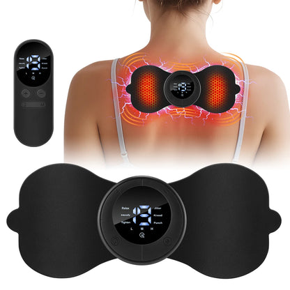 EMS Massage Patches Heating Stimulator Neck Back Shoulder Full Body Massager Pads Remote Control Muscle Relax Mini Patch 6 Modes
