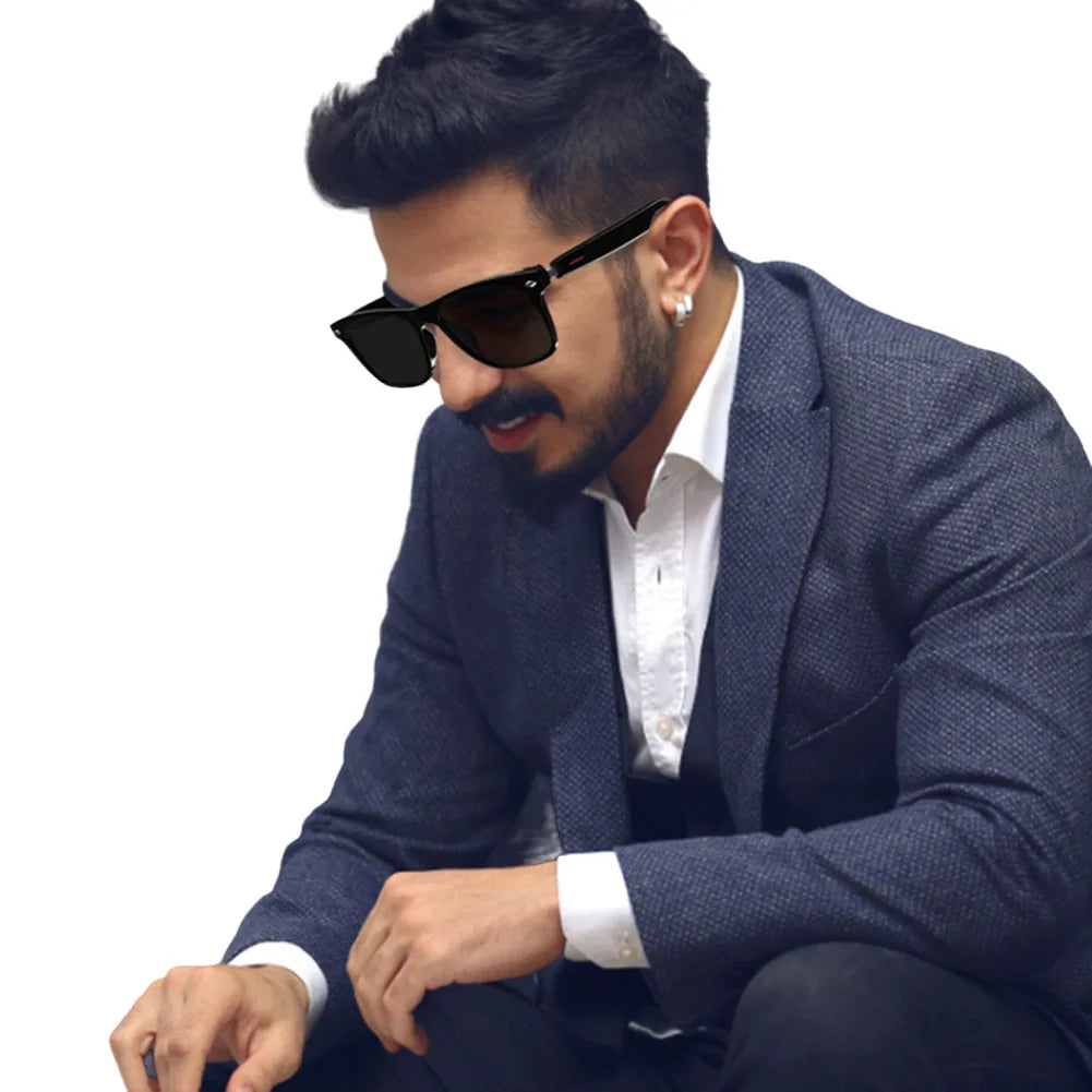 Smart Glasses AI Voice Assistant Camera Glasses BT Audio Glasses (Sunglasses)