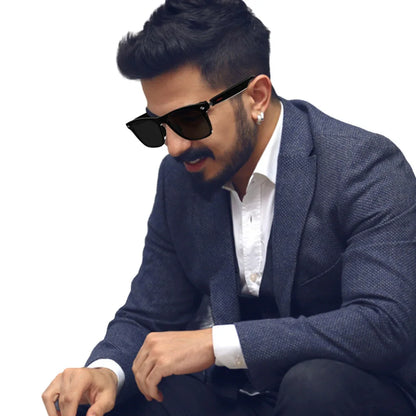 Smart Glasses AI Voice Assistant Camera Glasses BT Audio Glasses (Sunglasses)