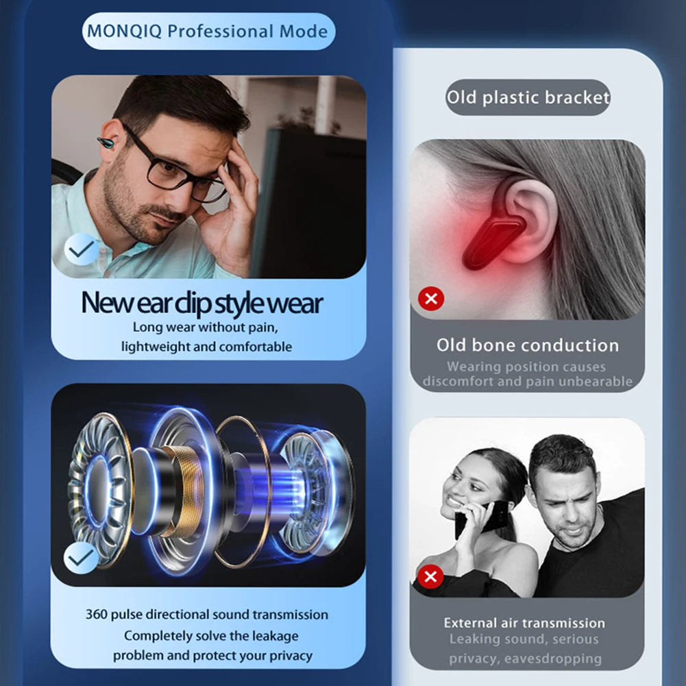 YYK-Q71 Q80 Wireless Bluetooth Translation Earbuds LED Digital Display Type-C Charging Translators Headphone For Travel Business