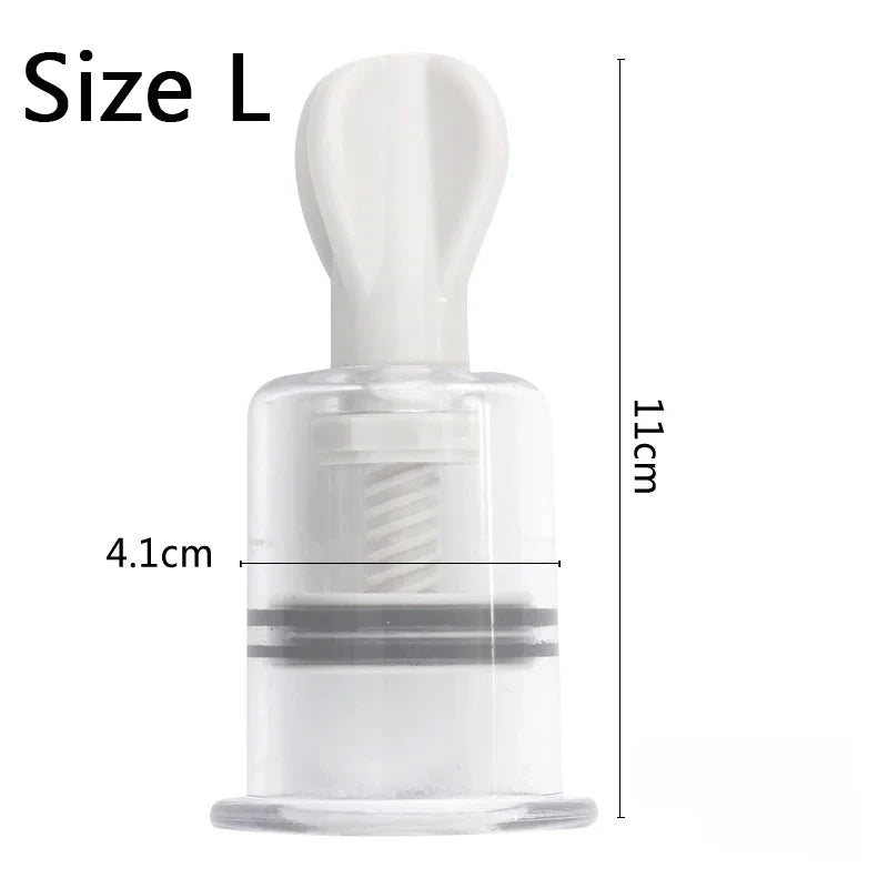 Vacuum Suction Cupping Cup Nipple Enhancer Massage Vacuum Cans Plastic Enlarger Suction Enlarger Body Breast Massager Cups