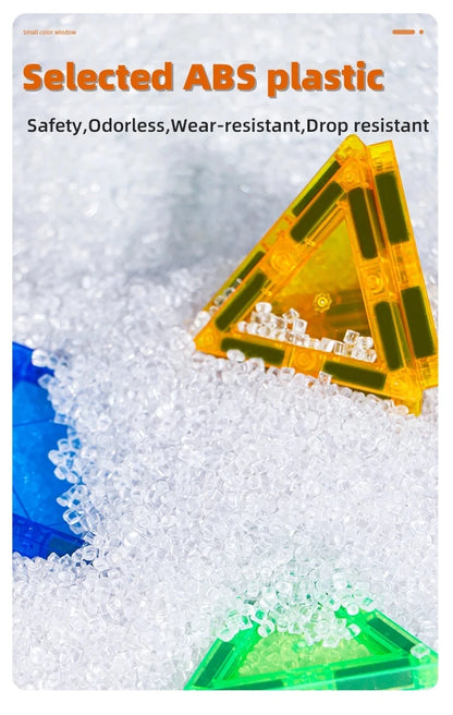 Magblock 86pcs Magnetic Building Blocks Construction Set Magnet Tiles Boys Girls Montessori Educational Game Toys For Kids Gifts