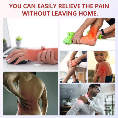 KTS Handheld Cold Laser Therapy Device 4x808nm LLLT Tens Infrared Light Therapy for Pain Relief&Joint Muscle Recovery