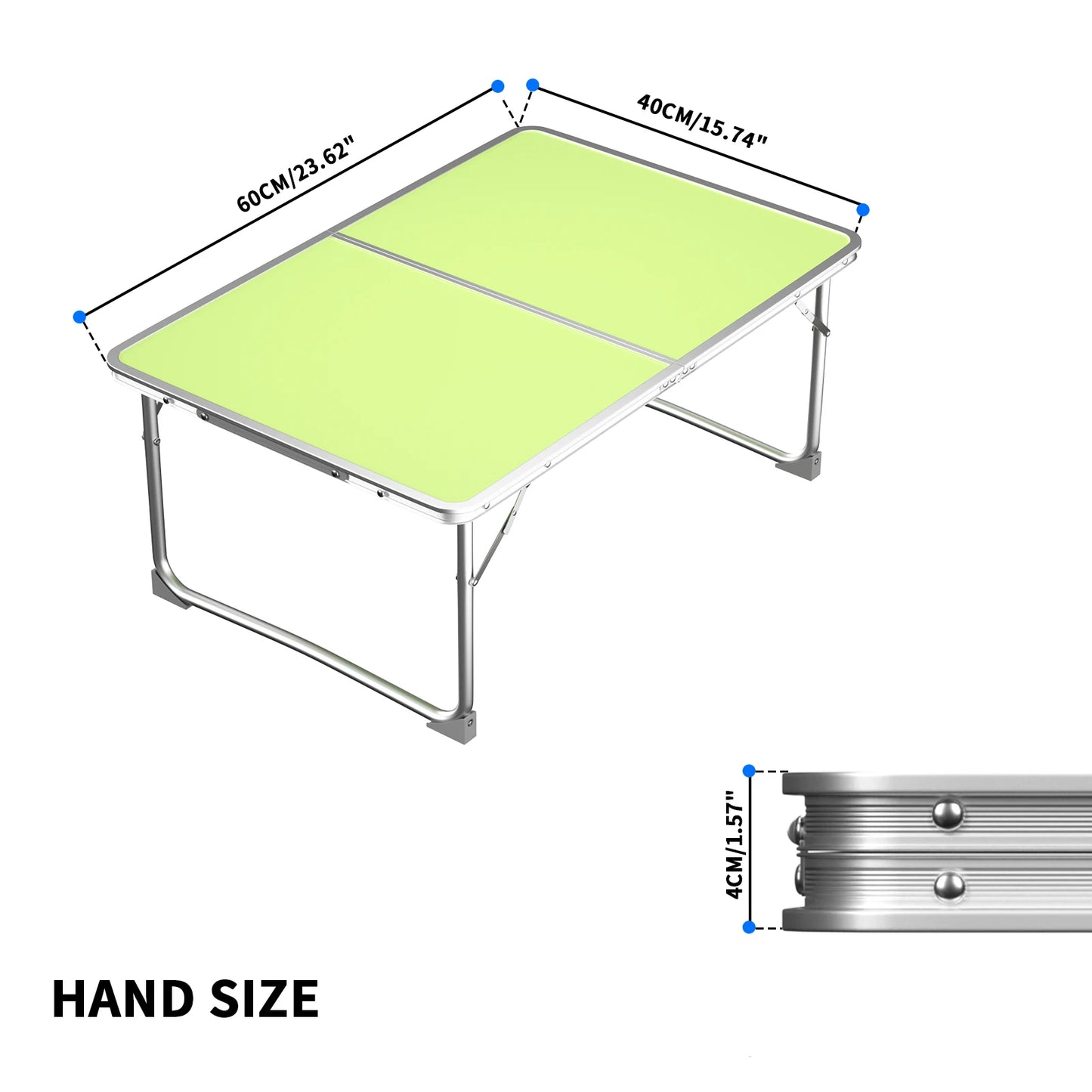 Folding Picnic Table Outdoor,Folding computer table for Homework Compact Handy Camping Table Garden Party BBQ,Multi-Purpose