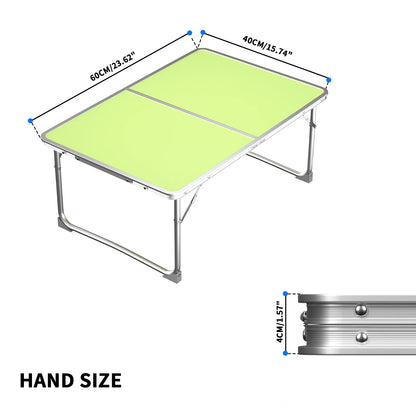 Folding Picnic Table Outdoor,Folding computer table for Homework Compact Handy Camping Table Garden Party BBQ,Multi-Purpose
