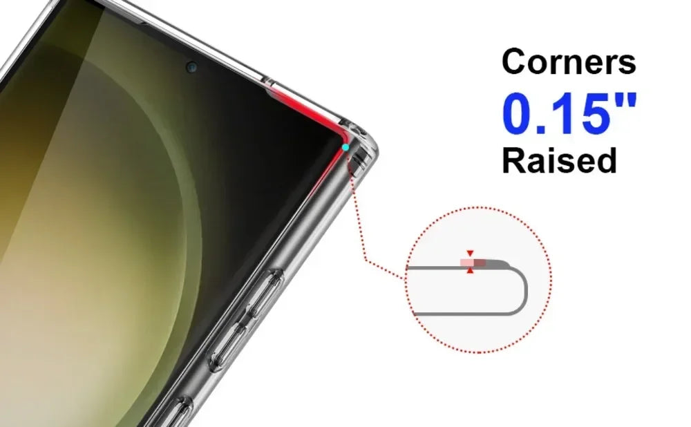 Original Magsafe Magnetic Clear Case for Samsung Galaxy S24 Ultra S21 FE S22 Plus S23 Ultra Wireless Charging Shockproof Cover