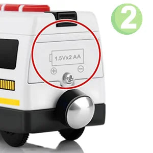 Remote Control Train with Magnetic Connection, Battery Operated Train for Toddlers, Compatible with Thomas, Brio, Chuggington