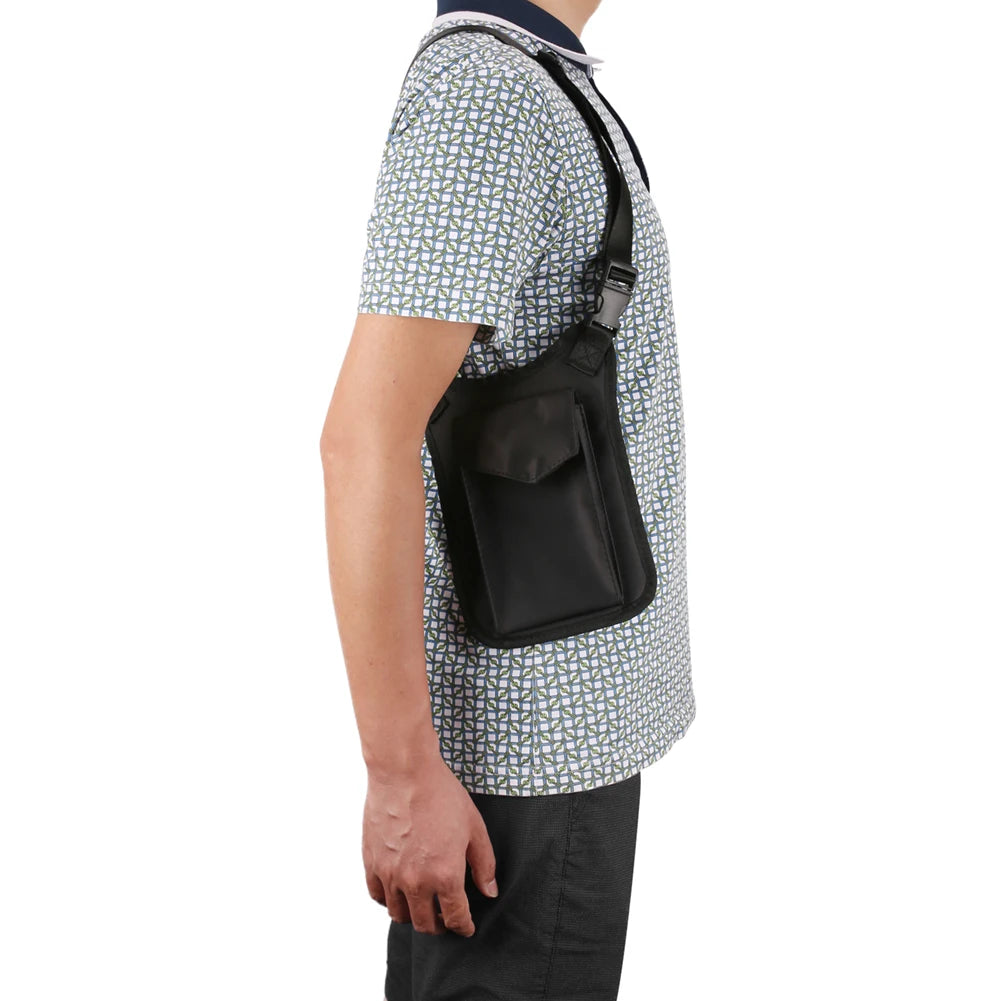 Portable Underarm Wallet Tactical Anti-Theft Secret Holster Crossbody Shoulder Hidden Bag For Passport Phone Keys Credit Cards