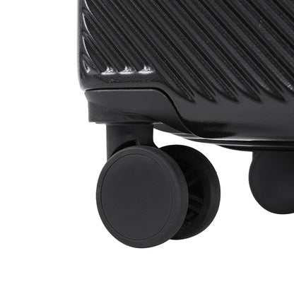 【Sheonly】20 Inch Front Opening Suitcase with TSA Lock and USB Charging Port