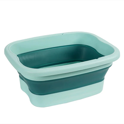Portable Footbath Massage Bucket Easy To Store Foot Soaking Bath Tub Folding Basin for Winter warmth Relaxing and Pain Relief