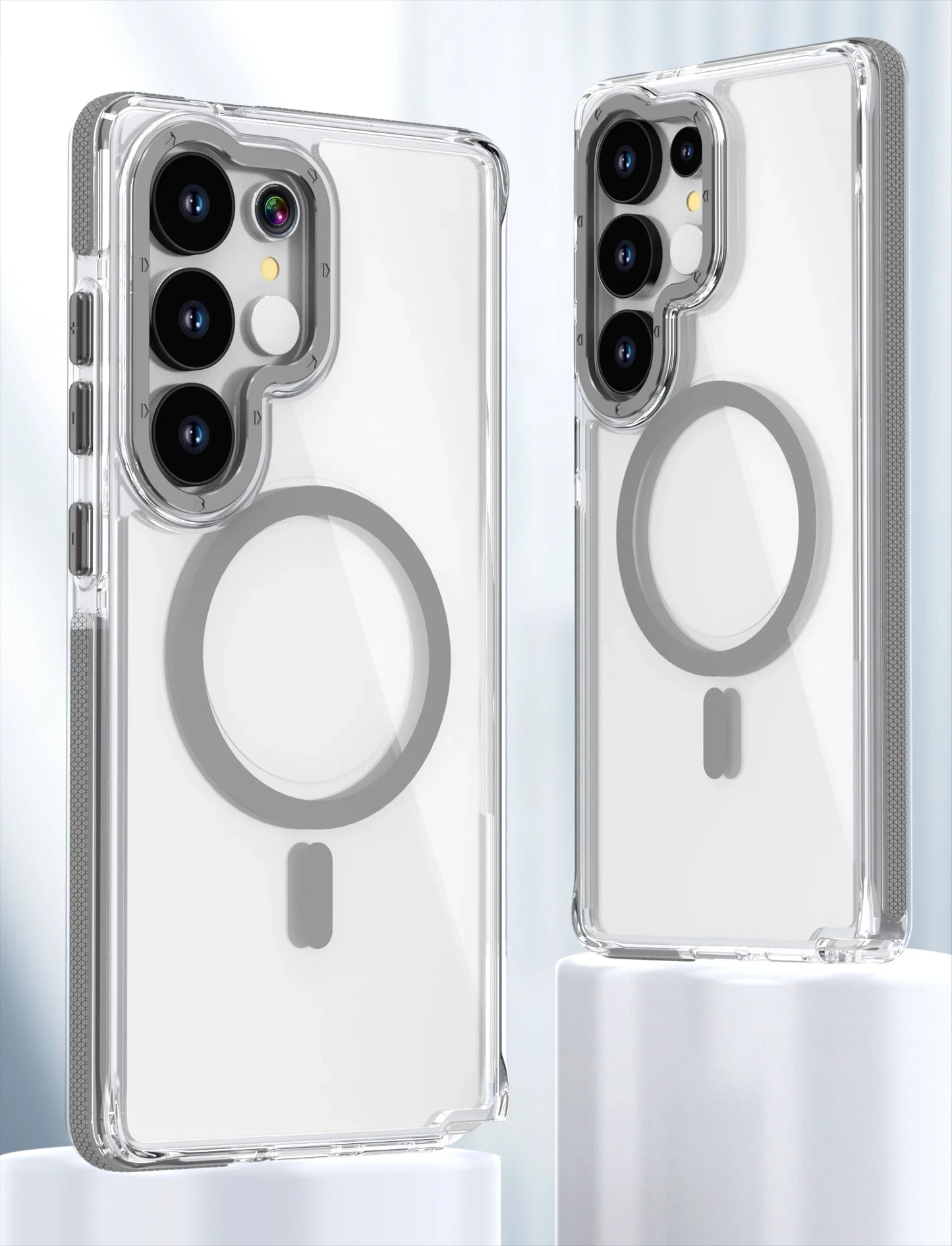 High Transparency  Magnetic Phone Case for Samsung Galaxy S25 S24 S23  Ultra S21 FE A56 A36 A26  A53 Magnetic Bracket Cover