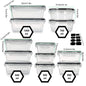 12pcs Food Storage Box Set Fresh-keeping Box Lunch Box Food Storage Container with Lid for Outdoor picnics Kitchen storage