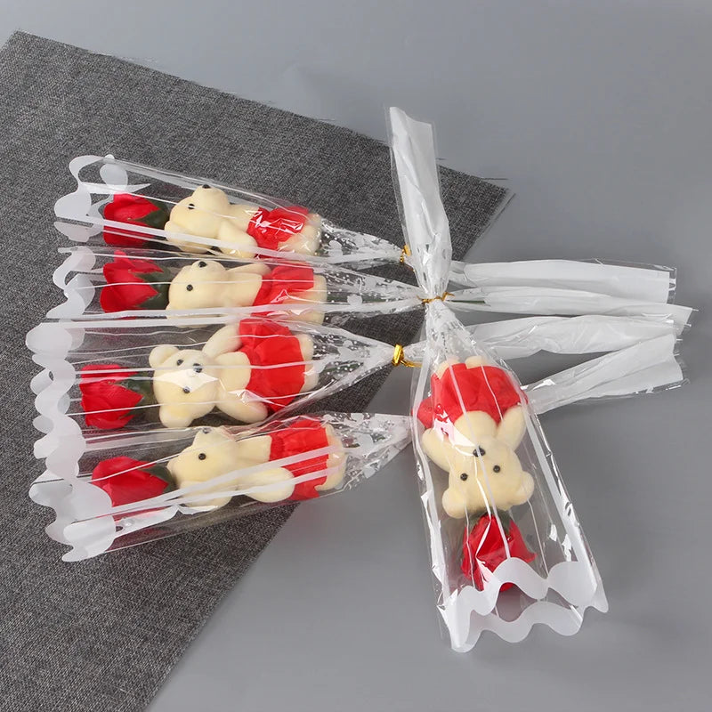 5 Romantic artificial rose bouquet sets, the perfect choice for Valentine's Day, weddings, birthdays and other occasions