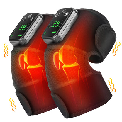 Eletric Heating Knee Massage Device Vibration Knee Pads for Shoulder Elbow Joint Warm Massage Thermal Knee Pad Blood Circulation